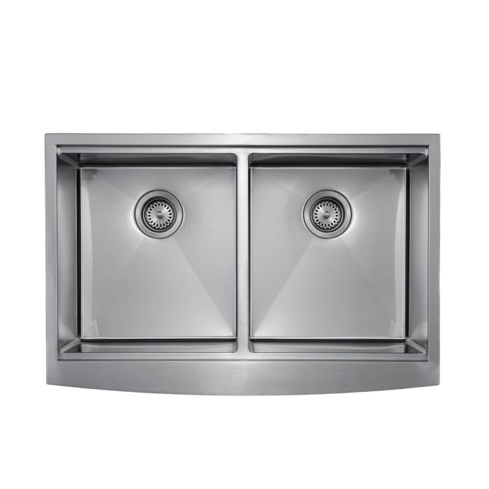 Master Chef-Venice Retro 36 5050 Curved 6" RETRO Apron Workstation Sink, 36x22x10